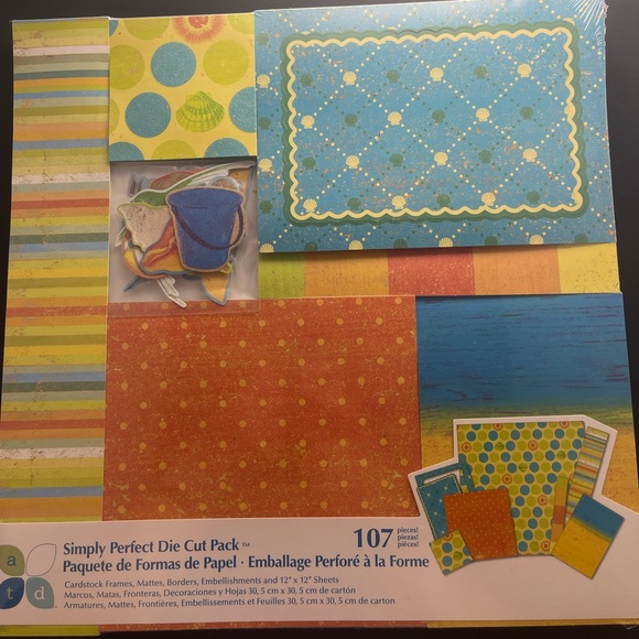 NWT Scrapbooking Simply Perfect Die Cut Pack - Picture 1 of 10